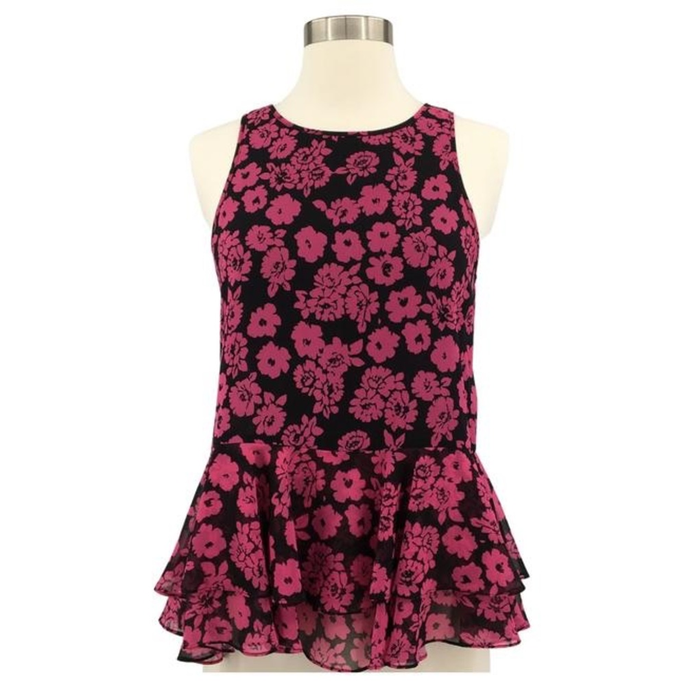 Milly Floral Print Flare Tank (NWT)